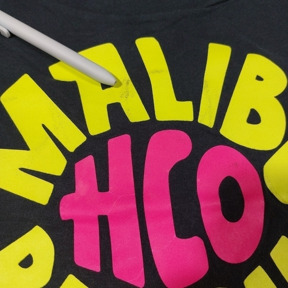 HOLLISTER NAVY BLUE MALIBU BEACH CROP T-SHIRT SIZE XS - Picture 4 of 11